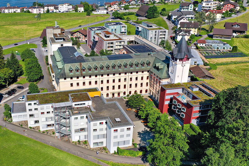 Schulgebäude des Gymnasiums Immensee